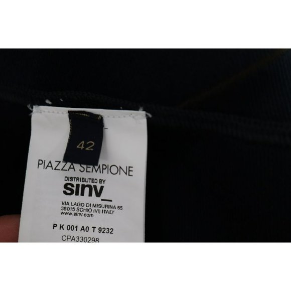 piazza sempione coat womens 42 wool blend geometric‎ colorblock button up jacket - Picture 14 of 16